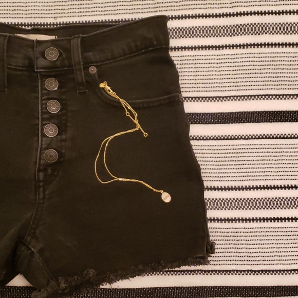 Madewell Pants - Madewell High Rise Button Fly Denim Shorts